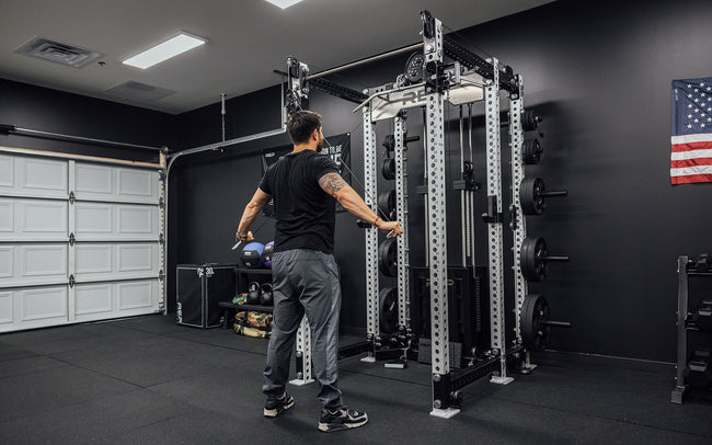 Ares Cable Attachment Being Used For Cable Crossovers