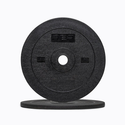 Pair of REP 2.5kg Technique Plates, 15kg Black bumper plate with 'REP' branding from Rep Fitness UK | Shop Premium Gym Equipment for Home & Commercial Use Online | Best Online Gym Equipment UK