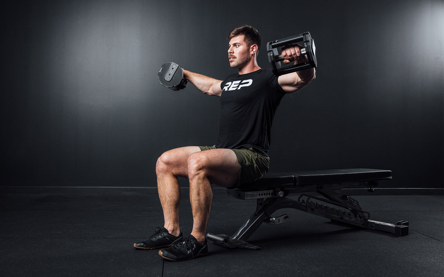 REP® x PÉPIN FAST Series Adjustable Dumbbell (lbs)